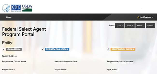 fsa-program-portal Federal Select Agent Program Portal